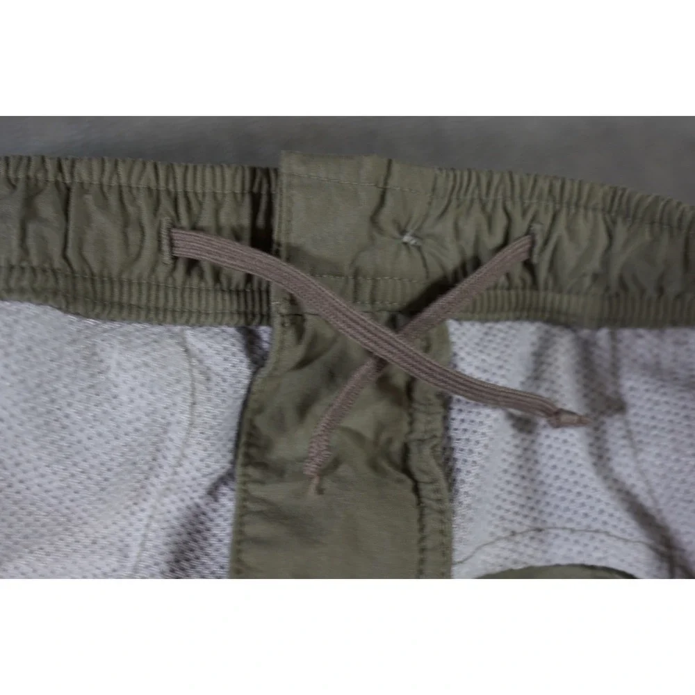 The North Face Men's Large Convertible Hiking Cargo Pants Beige Zip Off Leg